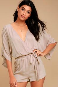 Lulus Ain't It Grand Mauve Romper