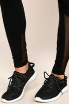 Dbdk Creative Kick Black Knit Sneakers