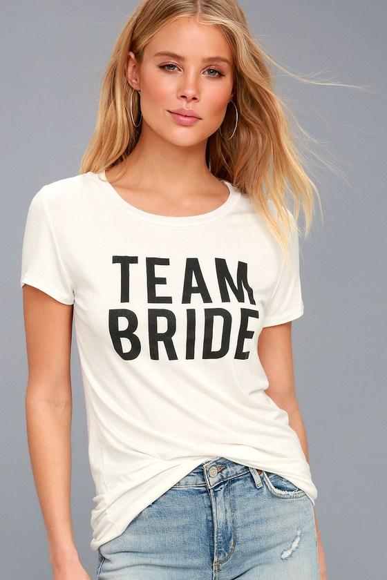 Team Bride White Tee | Lulus