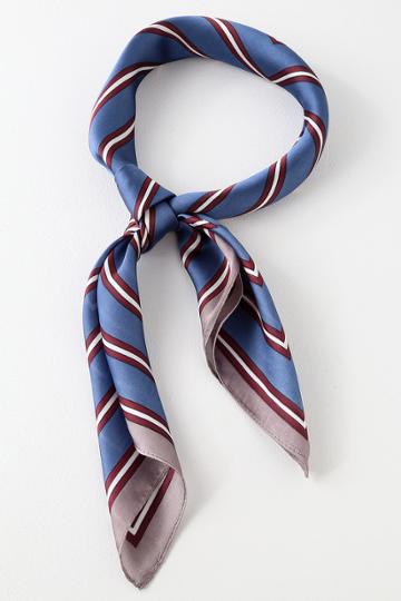 Noro Blue And Burgundy Striped Scarf | Lulus