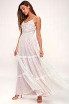 Elenora White Embroidered Maxi Dress | Lulus