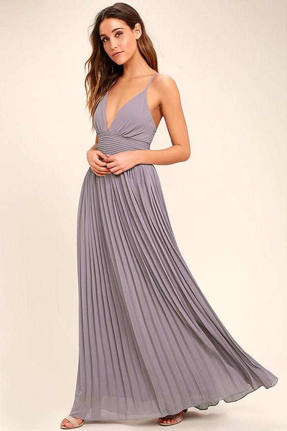 Lulus | Depths Of My Love Light Purple Maxi Dress | Size X-small | 100% Polyester