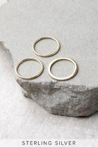 Lulus Croatian Crush Gold Ring Set