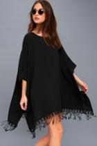 To The Hills Black Crochet Cover-up | Lulus