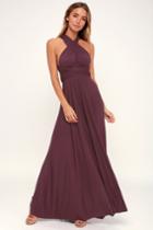 Tricks Of The Trade Plum Purple Maxi Dress | Lulus