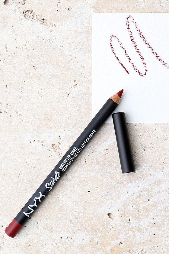 Nyx | Alabama Burgundy Suede Matte Lip Liner | Red | Cruelty Free | No Animal Testing | Lulus
