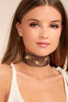 Vanessa Mooney | Judas Light Brown Beaded Choker Necklace | Lulus
