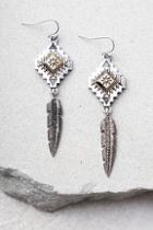 Lulus Symbolism Silver Earrings