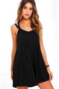 Rvca Like It Black Swing Dress