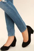 Breckelle's Having A Party Black Suede Heels