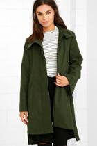 The Fifth Label The Elixir Olive Green Coat