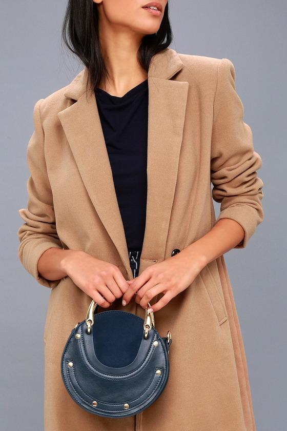 Lulus | Tinley Navy Blue Circle Purse
