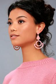Shashi Callie Rose Pink Earrings