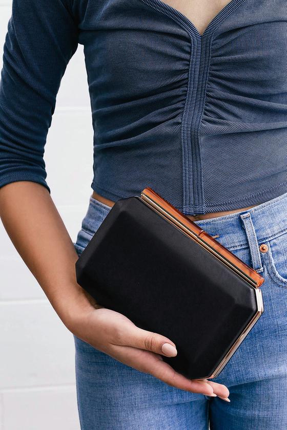 Glam Plan Black Clutch | Lulus