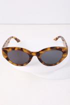 Damn Gina Tortoise Cat-eye Sunglasses | Lulus