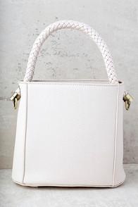Lulus Bucket List Ivory Bag