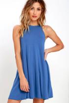 Lulus | Tupelo Honey Blue Dress | Size X-small