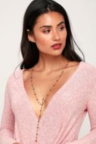 Cast A Glow Gold And Grey Rhinestone Layered Necklace | Lulus