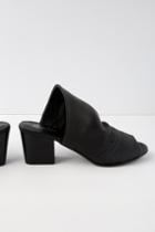 Charles By Charles David Yanna Black Leather Mules | Lulus