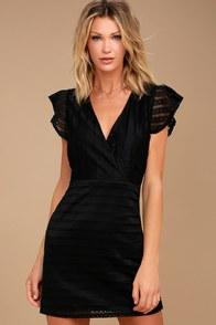 J.o.a. Everlasting Allure Black Lace Dress