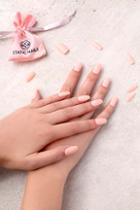 Static Nails Nude Peach Matte All In One Pop-on Manicure Kit