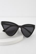 Blondie Black Cat-eye Sunglasses | Lulus