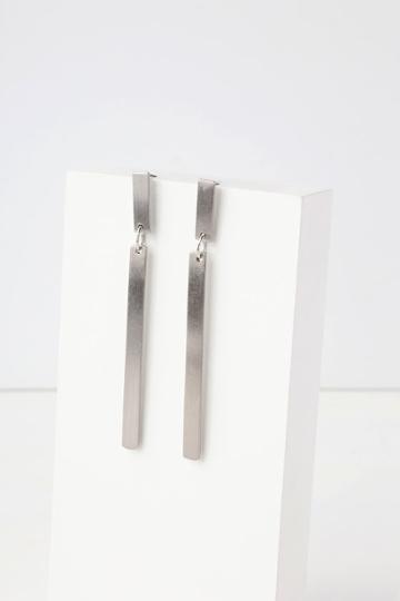 Cupertino Brush Silver Earrings | Lulus