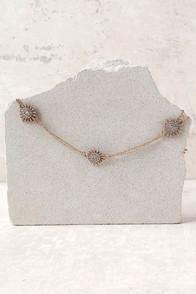 Lulus Meteor Shower Gold Rhinestone Headband