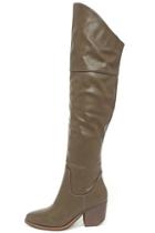 Mi.im Wise Up Grey Over The Knee Boots