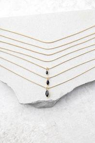 Lulus The Chic And The Stone Gold Layered Choker Necklace