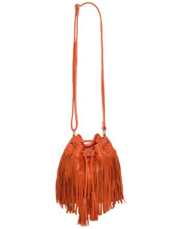 Little Help from My Fringe Orange Purse