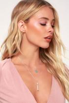 Divine Harmony Pink And Silver Layered Necklace | Lulus