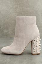 Steve Madden | Yvette Taupe Suede Leather Studded Booties | Size 5.5 | Grey | Lulus