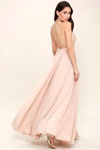 Lulus Cotillion Matte Gold Sequin Dress