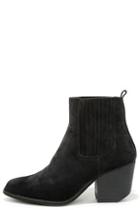 Mi.im Wear It Well Black Pointed Ankle Boots