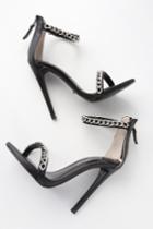 Tony Bianco Ari Black Jetta Leather Ankle Strap Heels | Lulus