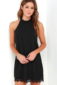 Lulus Such Admiration Black Lace Dress