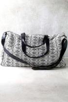 Amuse Society Tululah Black And White Print Weekender