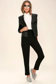 Lulus Ringmaster Black Trouser Pants