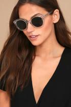 Sonix Holland Gold And Clear Sunglasses