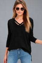 Simply Amazing Black Sweater Top | Lulus