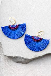 Shashi Sophie Blue Earrings