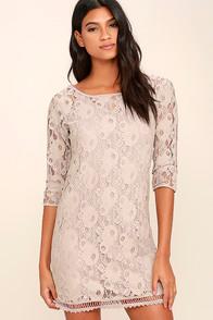 Gentle Fawn Hawk Grey Lace Dress