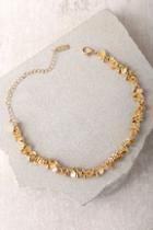Lulus Sun Signs Gold Choker Necklace