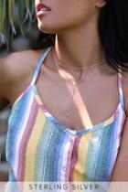 Bellatrix Sterling Silver Layered Star Drop Necklace | Lulus