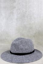 Lulus Stand By Me Heather Grey Fedora Hat