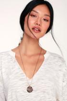 Serefina Vansk Gold Medallion Necklace | Lulus