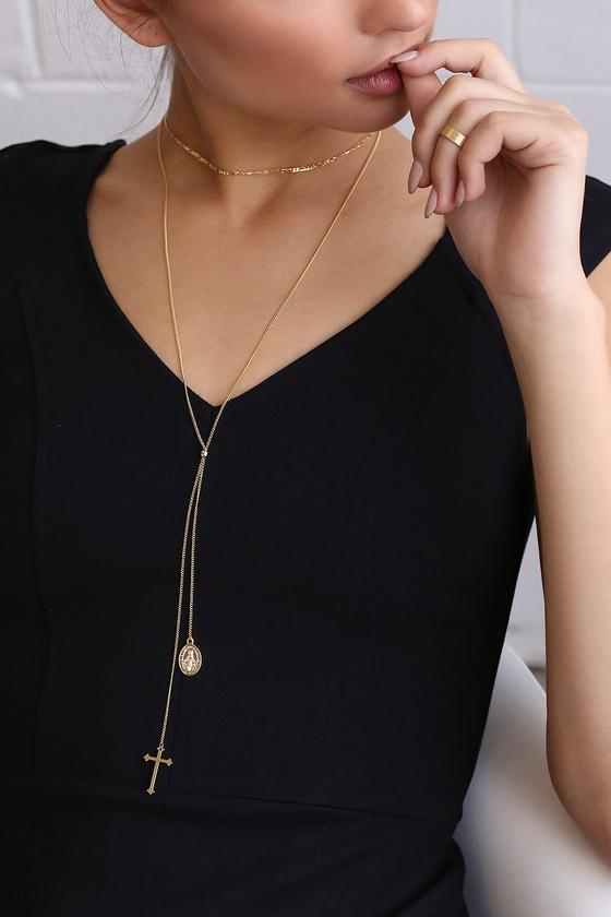Attract Your Love Gold Choker Necklace Set | Lulus