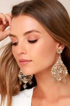 Lulus | Daisy Daze Gold Earrings