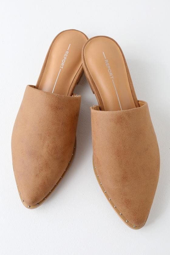 Report Ira Tan Suede Pointed Toe Mules | Lulus
